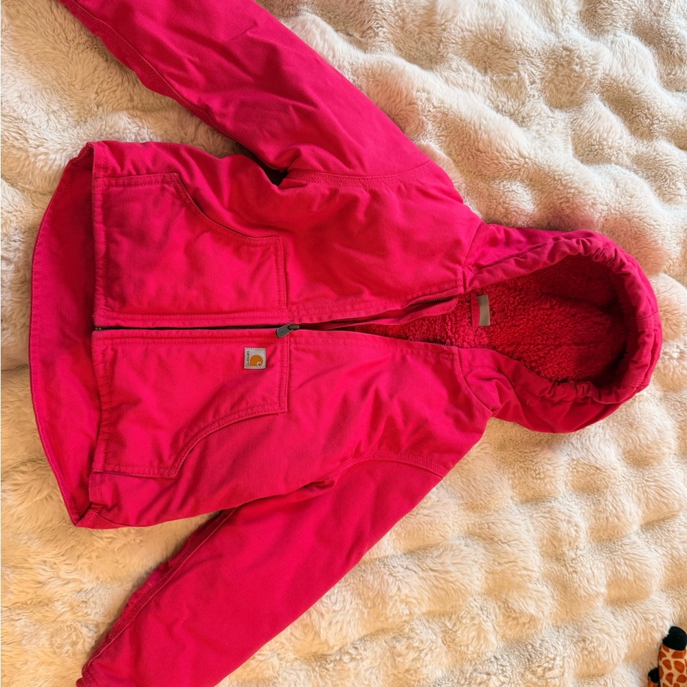 Carhartt Kids Jacket in Bright Pink (size 4-5)